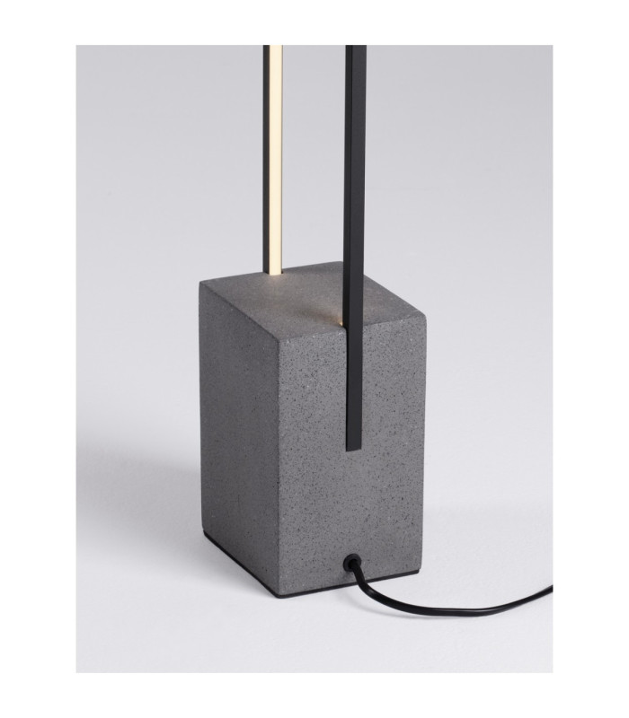 Lithos LED Integrated Floor Lamp Black Dark Anthracite LED 26W 1431lm 3000K-7