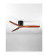 Ninemia Ceiling Fan Sandy Black Dark Wood Sandy Black & Dark Wood Blades 6 Speeds DC Motor 40W-3