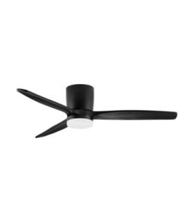 Aloa Ceiling Fan Sandy Black Wood LED 18W 1170lm 3000-4000-6500K CCT Remote Control-1
