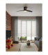 Aloa Ceiling Fan Sandy Black Wood LED 18W 1170lm 3000-4000-6500K CCT Remote Control-2