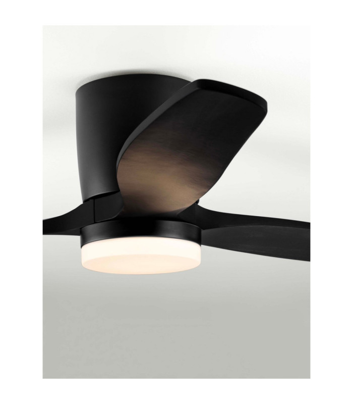 Aloa Ceiling Fan Sandy Black Wood LED 18W 1170lm 3000-4000-6500K CCT Remote Control-5