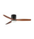 Aloa Ceiling Fan Sandy Black Dark Wood LED 18W 1170lm 3000-4000-6500K CCT Remote Control-1