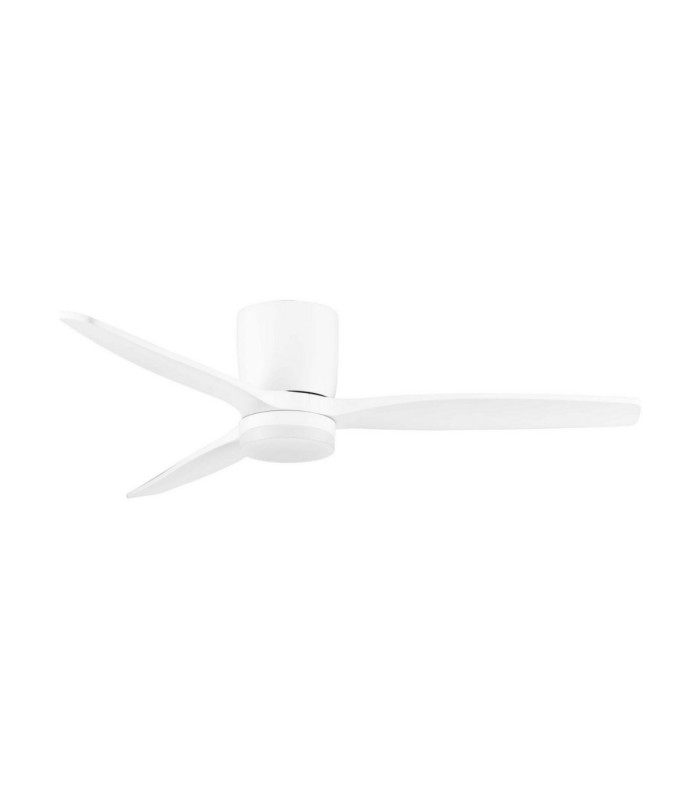 Aloa Ceiling Fan Sandy White Wood LED 18W 1170lm 3000-4000-6500K CCT Remote Control-1
