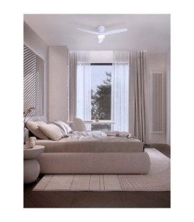 Aloa Ceiling Fan Sandy White Wood LED 18W 1170lm 3000-4000-6500K CCT Remote Control-2