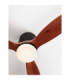 Aloa Ceiling Fan Sandy Black Dark Wood LED 18W 1170lm 3000-4000-6500K CCT Remote Control-6