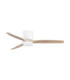 Aloa Ceiling Fan Sandy White Natural Wood LED 18W 1170lm 3000-4000-6500K CCT Remote Control-1