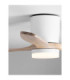 Aloa Ceiling Fan Sandy White Natural Wood LED 18W 1170lm 3000-4000-6500K CCT Remote Control-5
