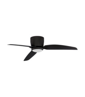 Volga Ceiling Fan Black LED 18W 650lm 3000K-1