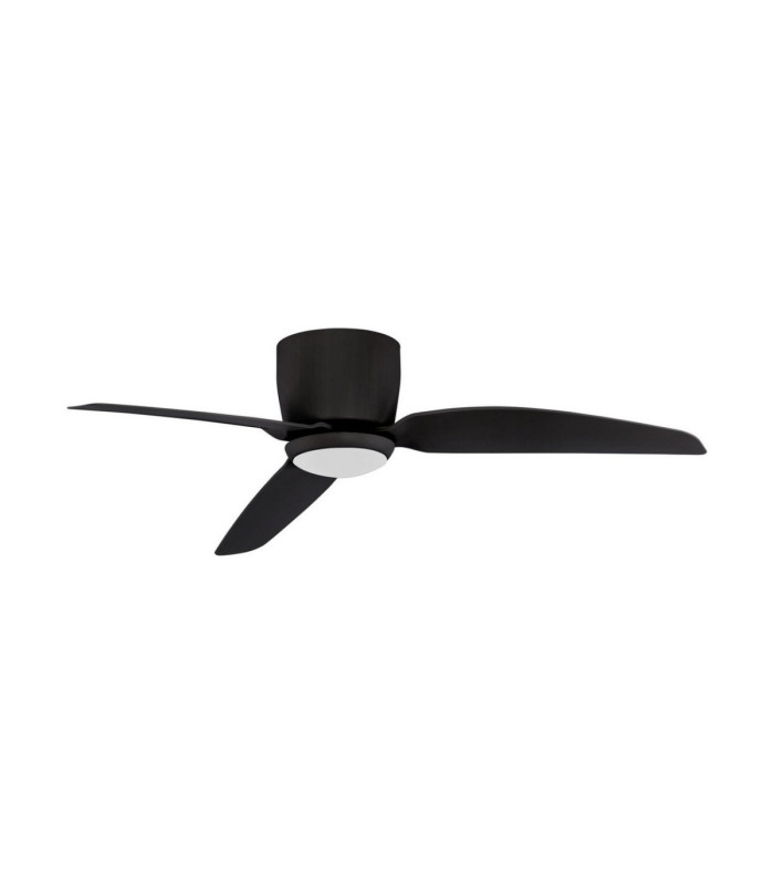 Volga Ceiling Fan Black LED 18W 650lm 3000K-1