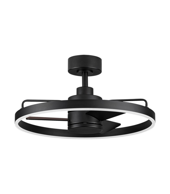 Lunair 60cm Ceiling Fan Sandy Black Dimmable LED 35W 2008lm 3000-4000-6500K CCT Remote Control-1