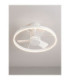 Lunair 60cm Ceiling Fan Sandy White Dimmable LED 35W 2008lm 3000-4000-6500K CCT Remote Control-5