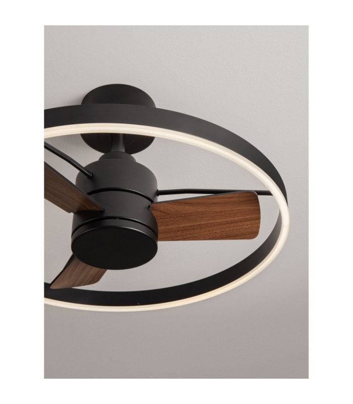 Lunair 60cm Ceiling Fan Sandy Black Dimmable LED 35W 2008lm 3000-4000-6500K CCT Remote Control-6