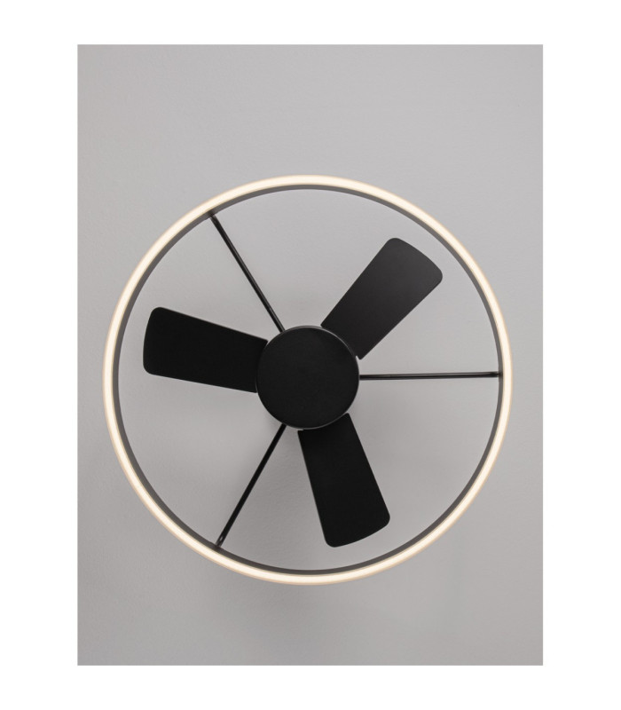 Lunair 60cm Ceiling Fan Sandy Black Dimmable LED 35W 2008lm 3000-4000-6500K CCT Remote Control-7