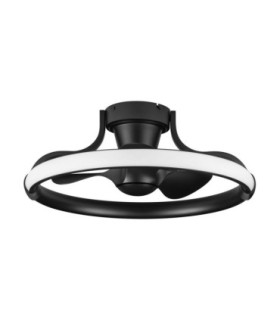 Brevia Ceiling Fan Sandy Black Dimmable LED 36W 2245lm 2700-3000-4000-6500K CCT Remote Control-1