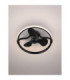 Brevia Ceiling Fan Sandy Black Dimmable LED 36W 2245lm 2700-3000-4000-6500K CCT Remote Control-5