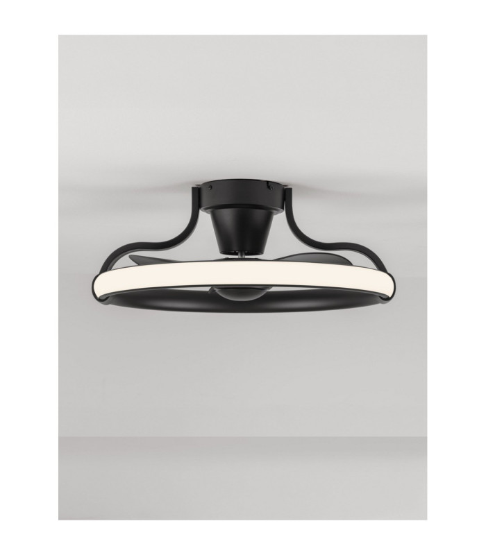 Brevia Ceiling Fan Sandy Black Dimmable LED 36W 2245lm 2700-3000-4000-6500K CCT Remote Control-6