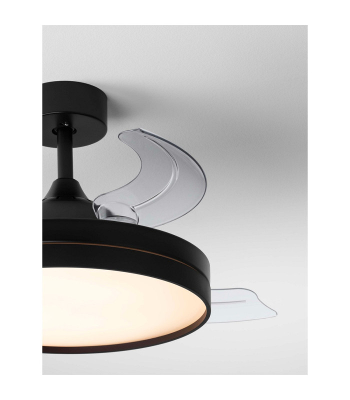 Nevma Ceiling Fan Matt Black LED 36W 4100lm 3000-4000-6500K CCT Remote Control-6