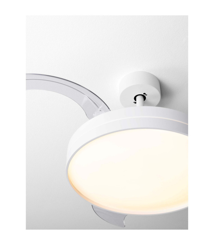Nevma Ceiling Fan Matt White LED 36W 4100lm 3000-4000-6500K CCT Remote Control-7
