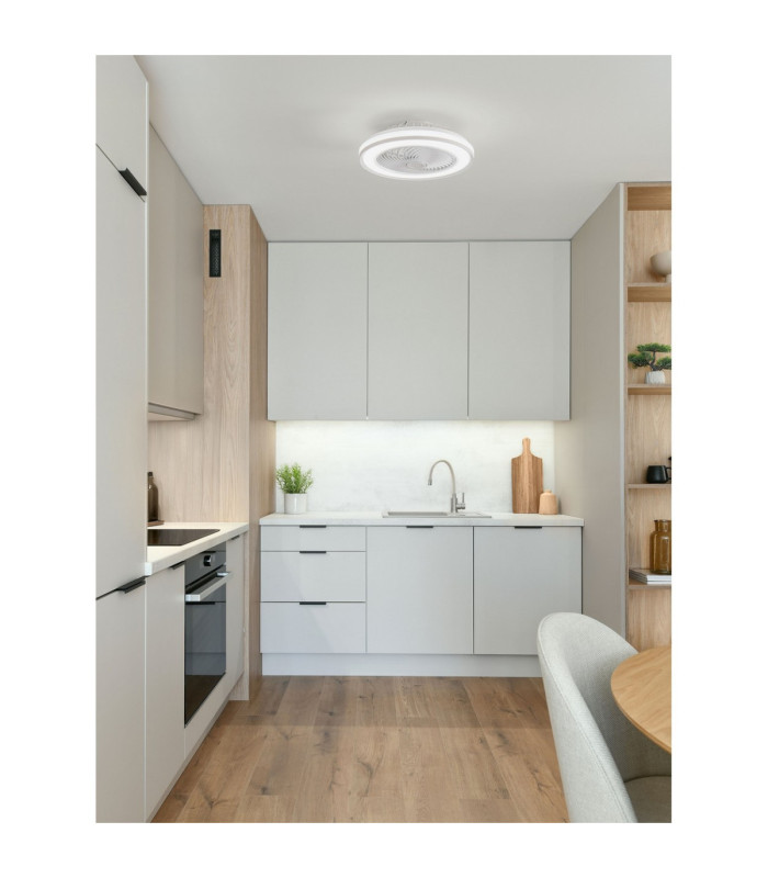 Orya Ceiling Fan Matt White Dimmable LED 35W 2344lm 3000-4000-6500K CCT Remote Control-2