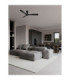 Ichos Ceiling Fan Matt Black Sandy Black & ABS 6 Speeds DC Motor 36W-2