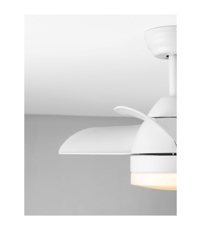 Nerina Ceiling Fan Matt White LED 18W 2190lm 3000-4000-6500K CCT Remote Control-6