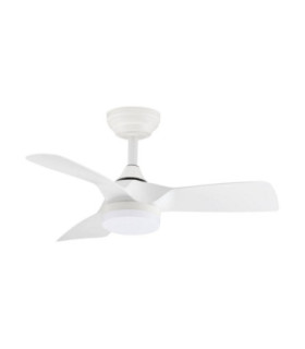 Caelia Ceiling Fan Sandy White Matt White LED 18W 1101lm 3000-4000-6500K CCT Remote Control-1