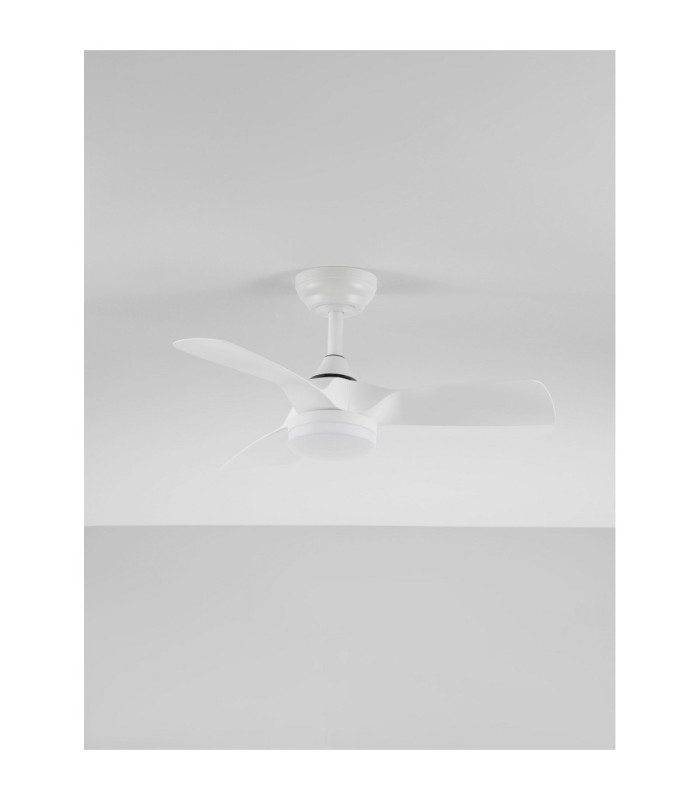 Caelia Ceiling Fan Sandy White Matt White LED 18W 1101lm 3000-4000-6500K CCT Remote Control-3