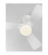 Caelia Ceiling Fan Sandy White Matt White LED 18W 1101lm 3000-4000-6500K CCT Remote Control-6