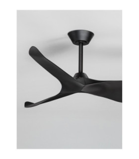 Ventra Ceiling Fan Sandy Black Matt Black Matt Black ABS Blades 45W Remote Control 6 Speeds Summer & Winter Reverse Mode-2