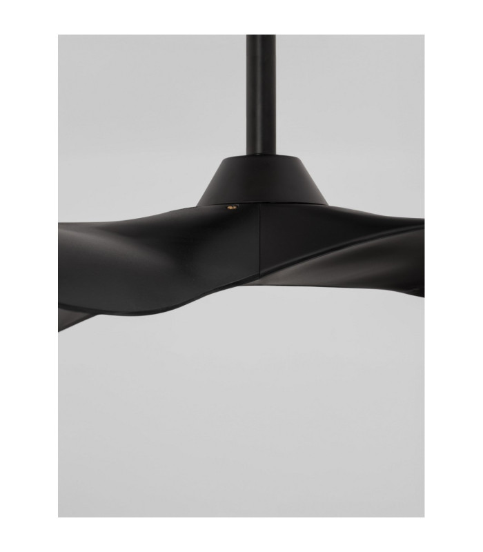Ventra Ceiling Fan Sandy Black Matt Black Matt Black ABS Blades 45W Remote Control 6 Speeds Summer & Winter Reverse Mode-4