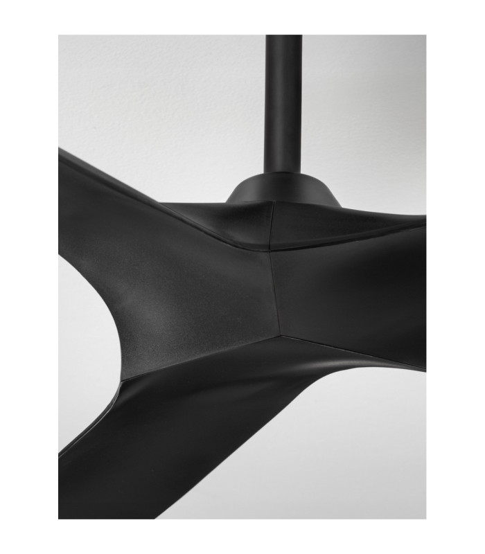 Ventra Ceiling Fan Sandy Black Matt Black Matt Black ABS Blades 45W Remote Control 6 Speeds Summer & Winter Reverse Mode-5