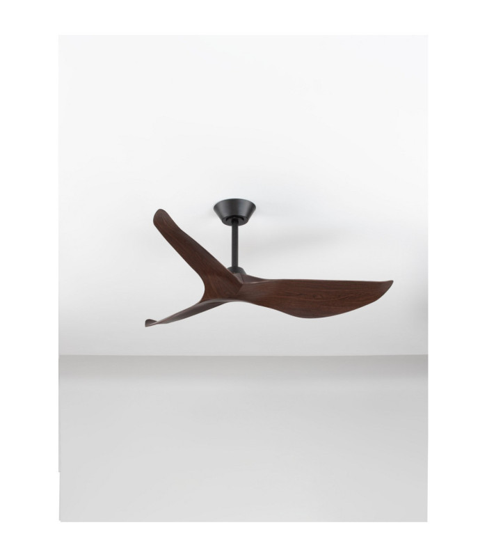 Ventra Ceiling Fan Sandy Black Walnut Sandy Black & Walnut ABS Blades 6 Speeds DC Motor 45W-3