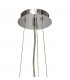 Ceiling Pendant 5 Light Polished Chrome, Crystal - 5