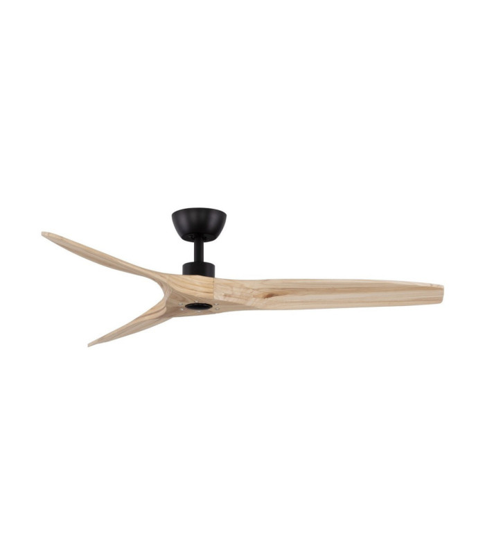Arcadia Ceiling Fan Black Natural Wood 5 Speeds DC Motor 40W-1