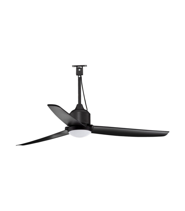 Blowy Ceiling Fan Sandy Black Matt Black Dimmable LED 18W 2190lm IP54 3000-4000-6500K CCT Remote Control-1