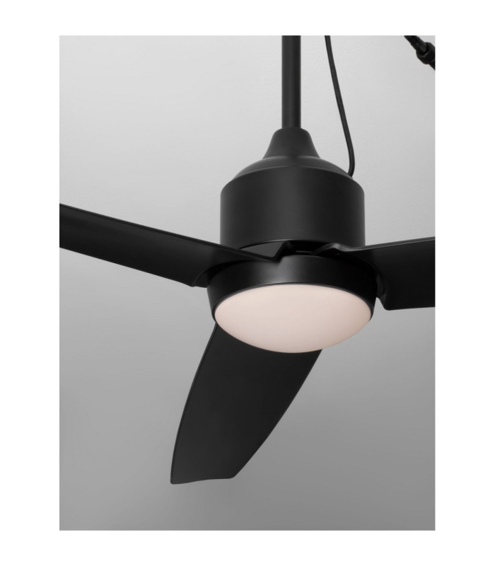 Blowy Ceiling Fan Sandy Black Matt Black Dimmable LED 18W 2190lm IP54 3000-4000-6500K CCT Remote Control-5