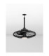Brizzy Ceiling Fan Sandy Black Matt Black Dimmable LED 17W 1110lm IP54 3000-4000-6500K CCT Remote Control-4