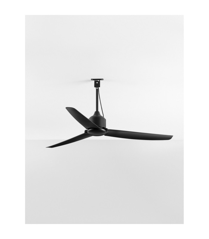 Blowy Ceiling Fan Sandy Black Matt Black Sandy Black Matt Black ABS 6 Speeds DC Motor 47W-3