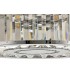 Ceiling Pendant 5 Light Polished Chrome, Crystal - 8