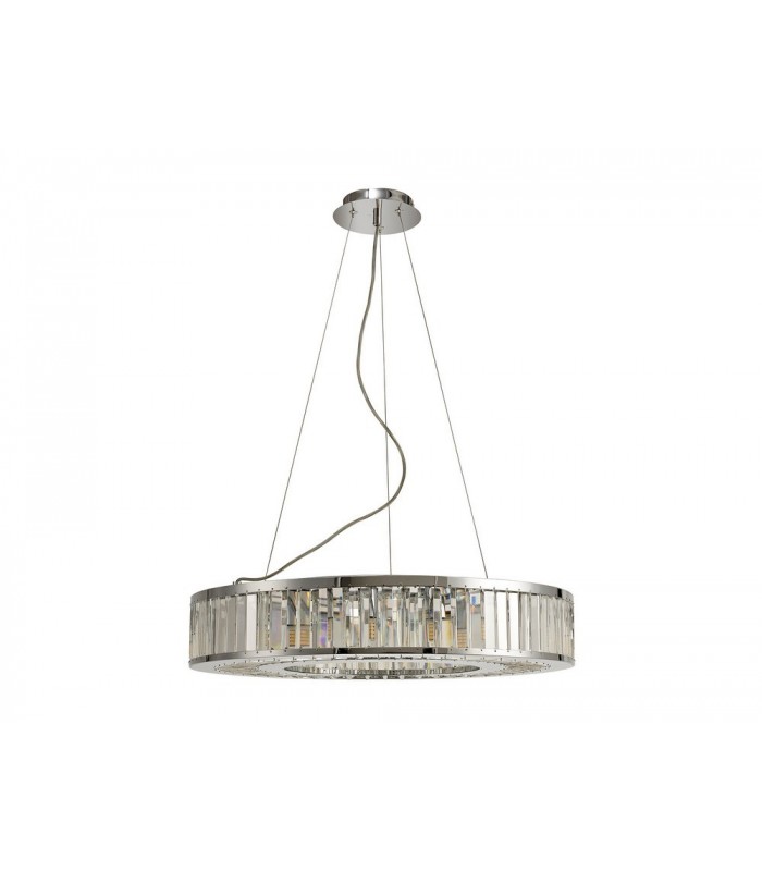 Ceiling Pendant 9 Light Polished Chrome, Crystal - 4