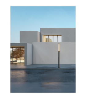 Solstice Outdoor Bollard Dark Anthracite LED 16W 1105lm 3000K IP65-2