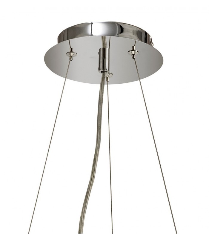 Ceiling Pendant 9 Light Polished Chrome, Crystal - 5