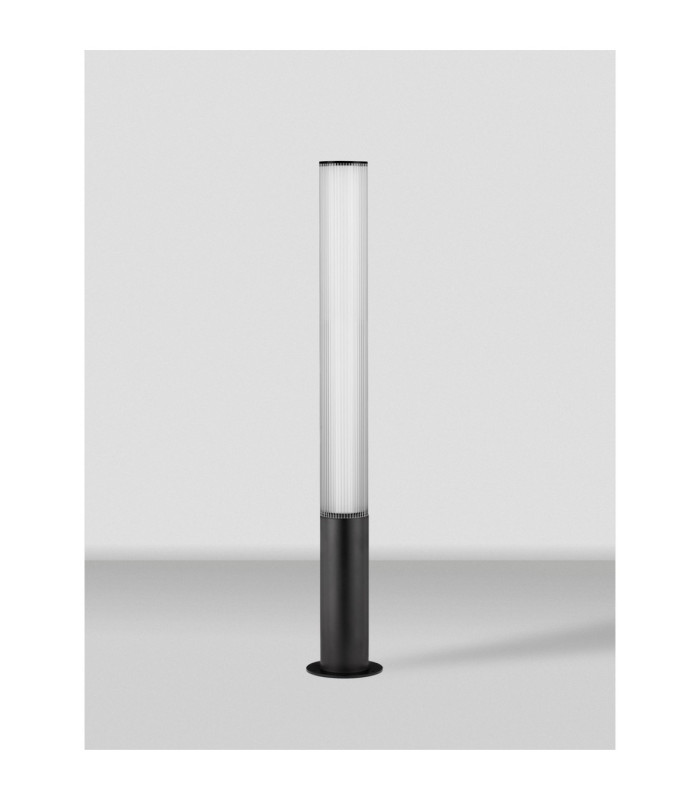 Iman Outdoor Bollard Sandy Black LED 25W 3037lm IP65 3000K-3