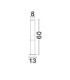 Tube Outdoor Bollard Sandy Black LED 14W 643lm IP54 3000K-8