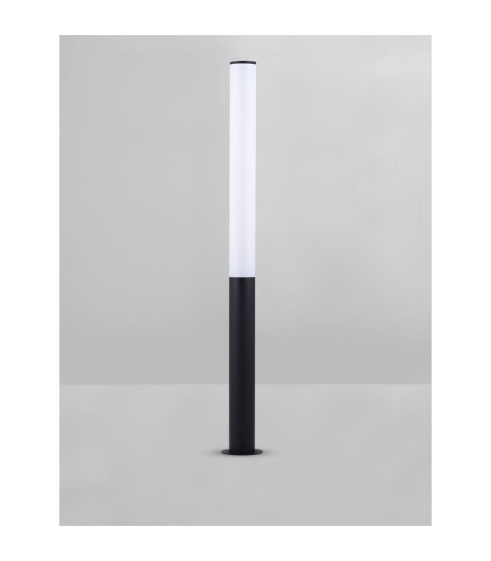Tube Outdoor Bollard Sandy Black LED 27W 1560lm IP54 3000K-3