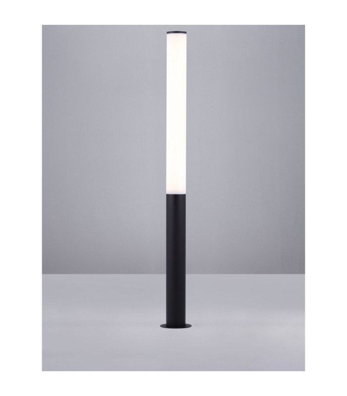 Tube Outdoor Bollard Sandy Black LED 27W 1560lm IP54 3000K-4