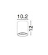 Balma Outdoor Surface Mounted Downlight Beige White LED 10W 810lm IP65 3000K-6