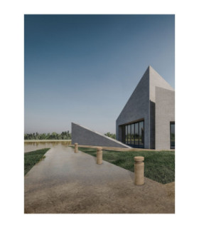 Balma Outdoor Bollard Beige White LED 21W 981lm IP65 3000K-2