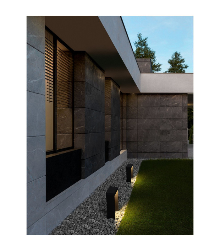 Alley Outdoor Pedestal Light Dark Anthracite LED 8W 365lm IP65 3000K-2