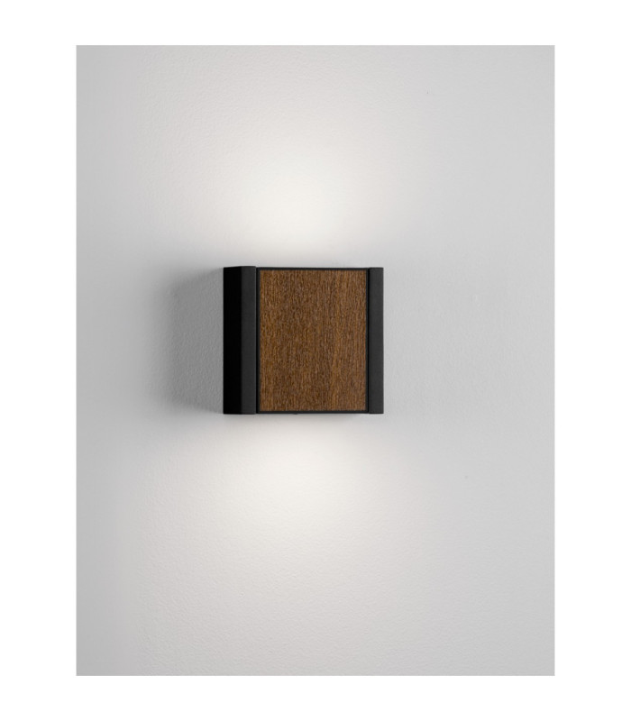 Kioo Outdoor Up Down Wall Lamp Sandy Black LED 10W 775lm IP65 3000K-4